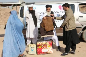 OSAA distrobuted donation packages to volnerable people from resent Earthquake in Herat-Afghanistan